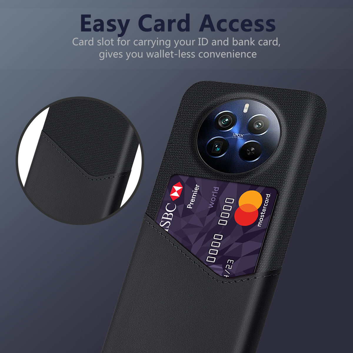PC+PU Leather Case for Realme 12 Pro 5G / 12 Pro+ 5G Card Holder Anti-Scratch Cellphone Cover PC+PU Leather Case for Realme 12 Pro 5G / 12 Pro+ 5G Card Holder Anti-Scratch Cellphone Cover